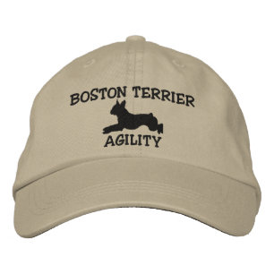 Boston Terrier Agility bestickt Bestickte Baseballkappe