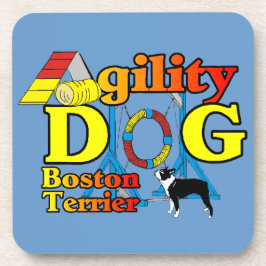 Boston Terrier Agility Getränkeuntersetzer