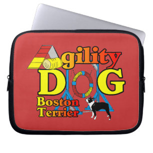Boston Terrier Agility Laptopschutzhülle