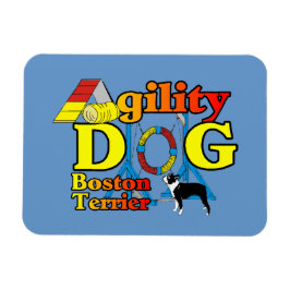 Boston Terrier Agility Magnet