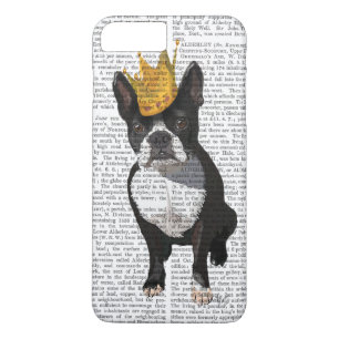 Boston Terrier and Crown iPhone 8 Plus/7 Plus Hülle