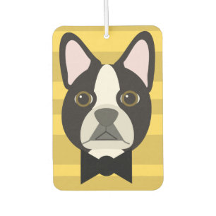 Boston Terrier Autolufterfrischer