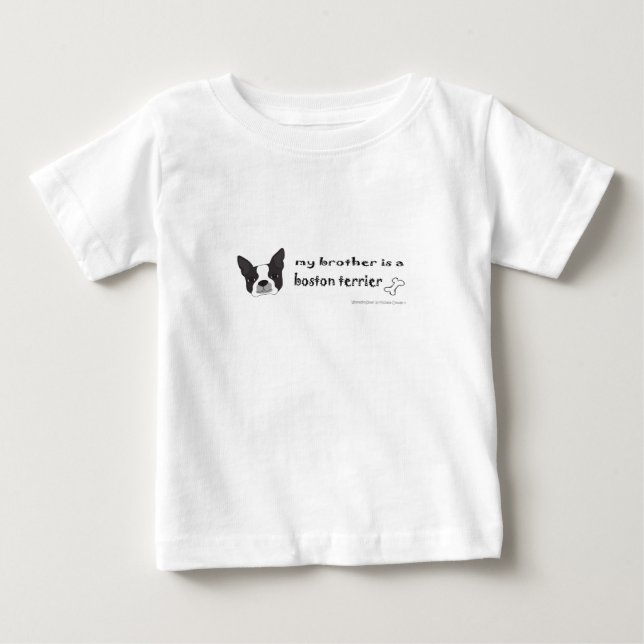 Boston Terrier Baby T-shirt (Vorderseite)