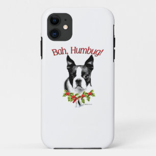 Boston Terrier Bah Humbug iPhone 11 Hülle