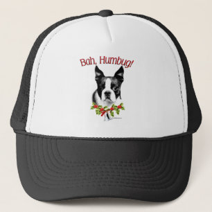 Boston Terrier Bah Humbug Truckerkappe