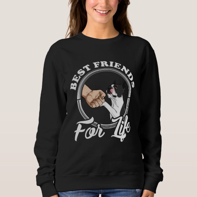 Boston Terrier  Best Friends  Boston Terrier Sweatshirt (Vorderseite)