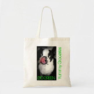 BOSTON-TERRIER Bio Lebensmittelgeschäft-Tasche Tragetasche