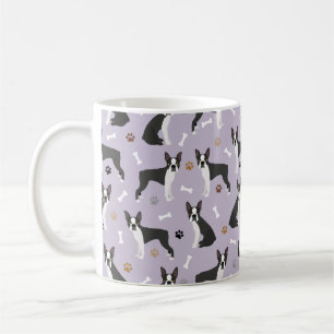 Boston Terrier Bones and Paws Coffee Tasse