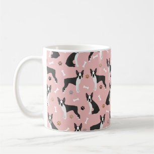 Boston Terrier Bones and Paws Coffee Tasse