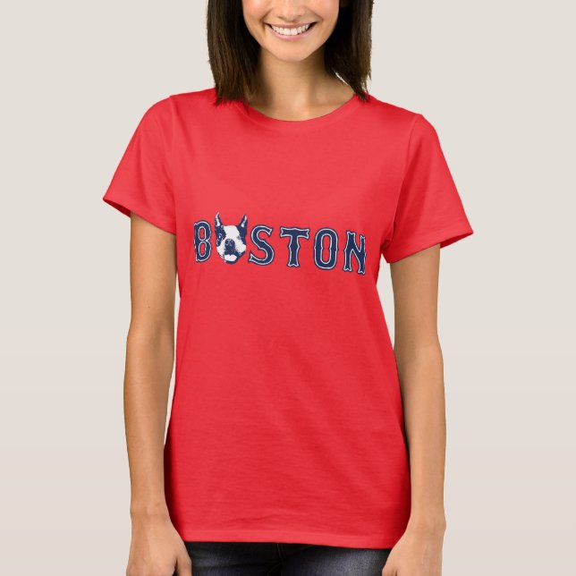 Boston Terrier - Boston blinzeln T-Shirt (Vorderseite)