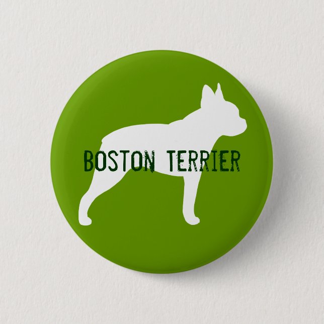 Boston Terrier Button (Vorderseite)