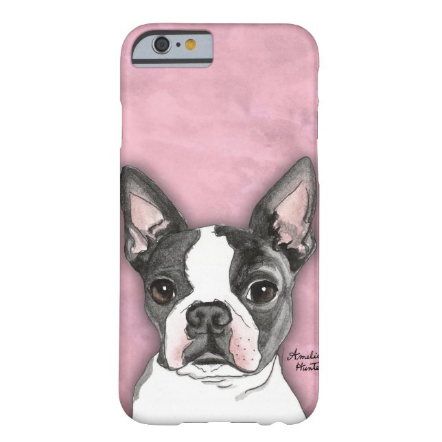Boston Terrier Case-Mate iPhone Hülle (Rückseite)