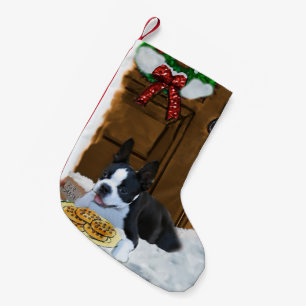 Boston Terrier Christmas Geschenke Kleiner Weihnachtsstrumpf
