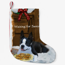 Boston Terrier Christmas Kleiner Weihnachtsstrumpf