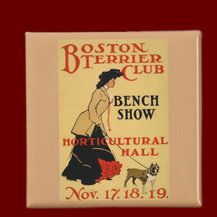 Boston Terrier Club Magnet