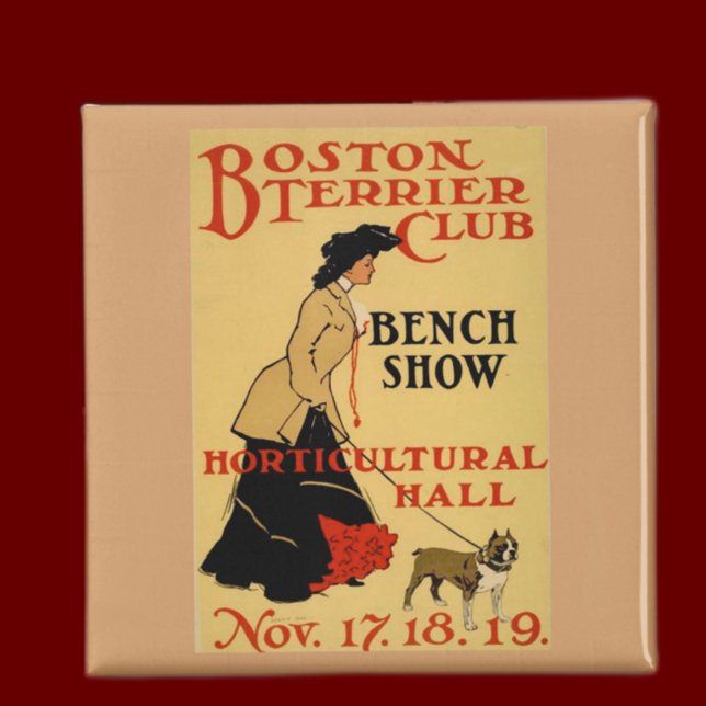 Boston Terrier Club Magnet (Von Creator hochgeladen)