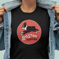 Boston Terrier Cooler Vintager Style Fun Pet Dog