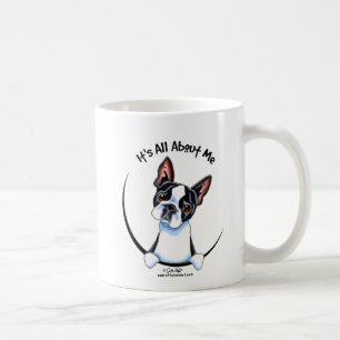 Boston Terrier, das ganz ungefähr ich sein ist Tasse