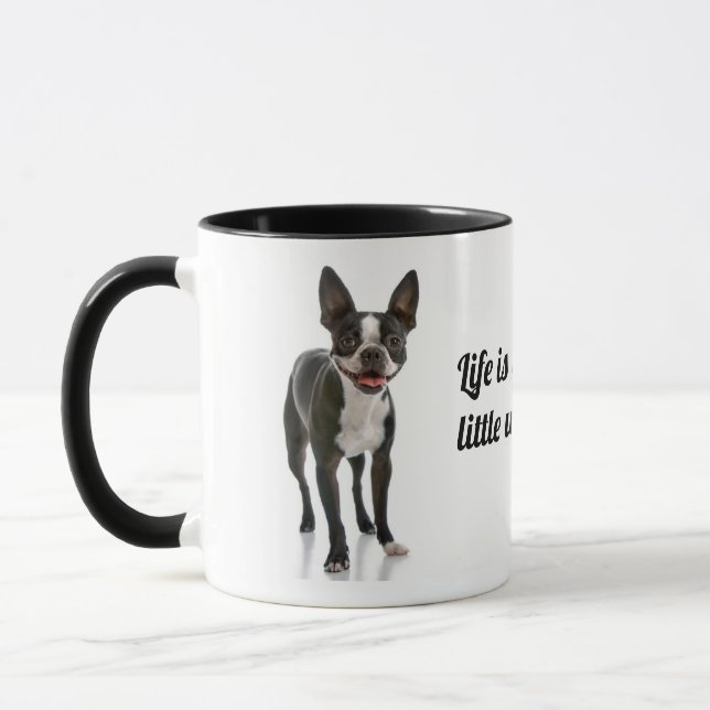 Boston Terrier - Das Leben ist besser Tasse (Links)