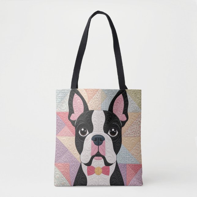 Boston-Terrier-Decke (Vorderseite)