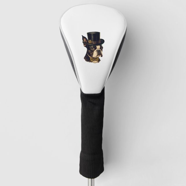 Boston Terrier Dog Boston Terriers Golf Headcover (Vorderseite)