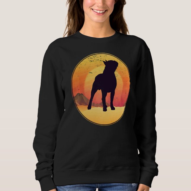 Boston Terrier Dog Breed Sweatshirt (Vorderseite)