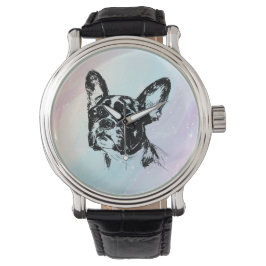 Boston Terrier Dog Design Armbanduhr