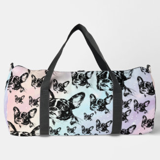 Boston Terrier Dog Design Duffle Bag