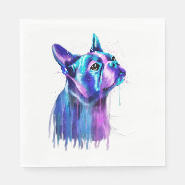 Boston Terrier Dog Frische Pasta machen Serviette (Vorderseite)