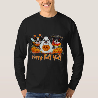 Boston Terrier Dog Love Halloween Costum T-Shirt