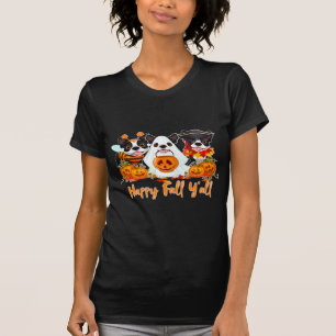 Boston Terrier Dog Love Halloween Costum T-Shirt