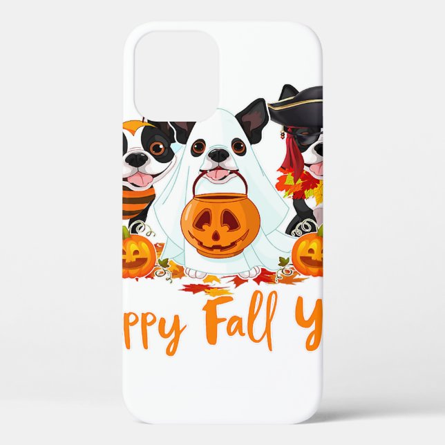 Boston Terrier Dog Lover Fall Yall Halloween Costu Case-Mate iPhone Hülle (Rückseite)
