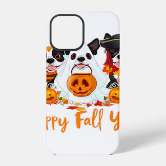 Boston Terrier Dog Lover Fall Yall Halloween Costu iPhone 12 Pro Hülle