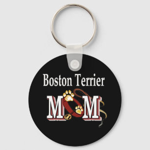 Boston Terrier Dog MAMA Schlüsselanhänger