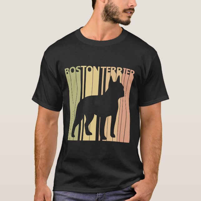 Boston Terrier Dog Owner T-Shirt (Vorderseite)