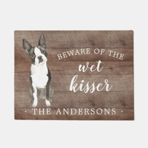 Boston Terrier Dog Personalisiert Dog Mat Fußmatte