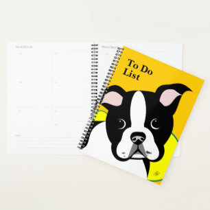 Boston Terrier Dog Planer