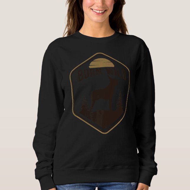 Boston Terrier Dog Retro 14 Sweatshirt (Vorderseite)