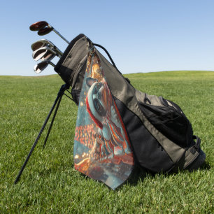 Boston Terrier Dog Roller Untersetzer Weihnachten Golfhandtuch