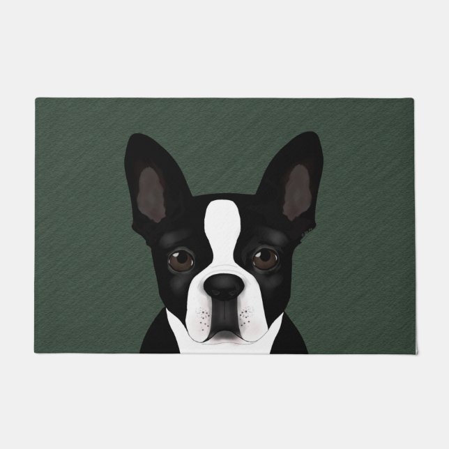 Boston Terrier Doormat Fußmatte (Vorderseite)