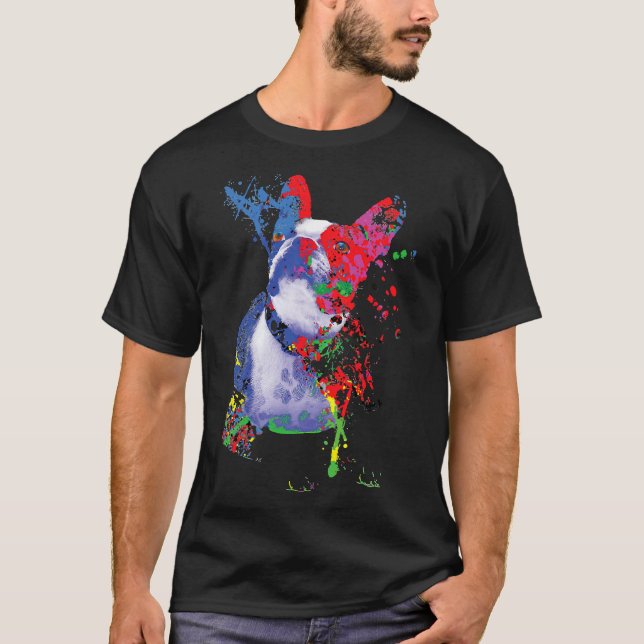 Boston Terrier Essential T-Shirt (Vorderseite)
