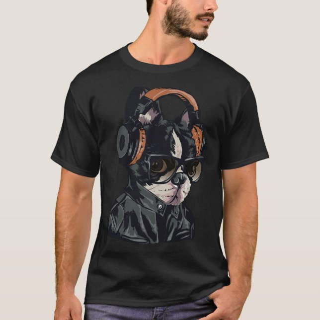 Boston Terrier Essential T-Shirt (Vorderseite)