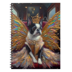Boston Terrier Fairy Notizblock