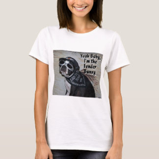 Boston Terrier: Fender-Häschen T-Shirt