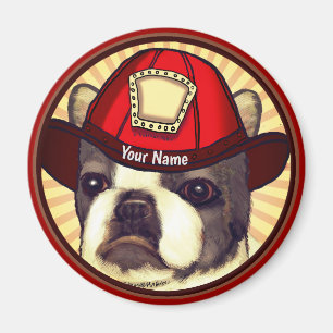 Boston Terrier Feuerwehrmagnet Magnet