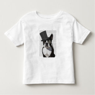 Boston Terrier, Formal Hound und Hat Kleinkind T-shirt