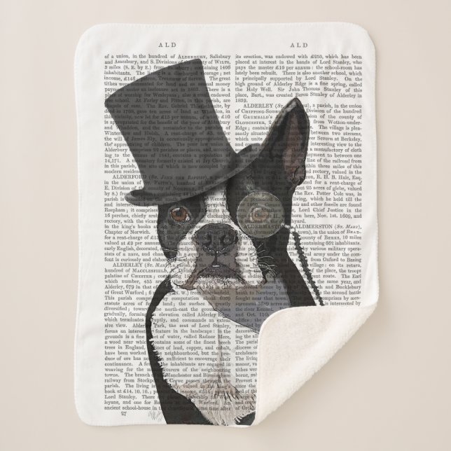 Boston Terrier, Formal Hound und Hat Sherpadecke (Vorderseite)