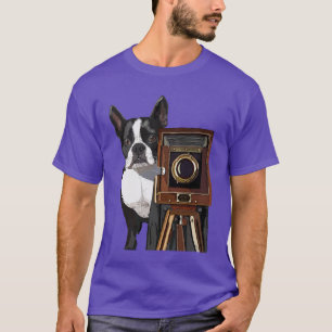 Boston Terrier Fotograf 2 T-Shirt