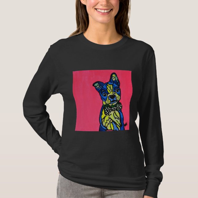 Boston Terrier Gent T-Shirt (Vorderseite)
