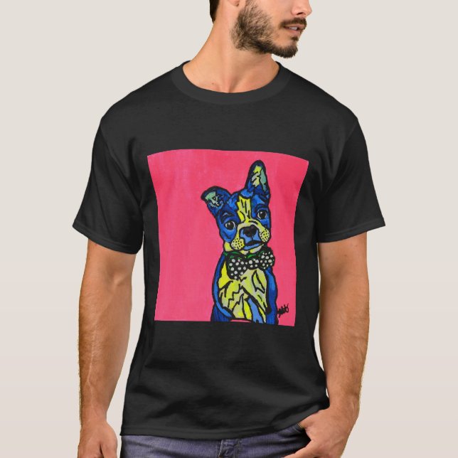 Boston Terrier Gent T-Shirt (Vorderseite)